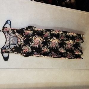 Women's medium racer back floral dress